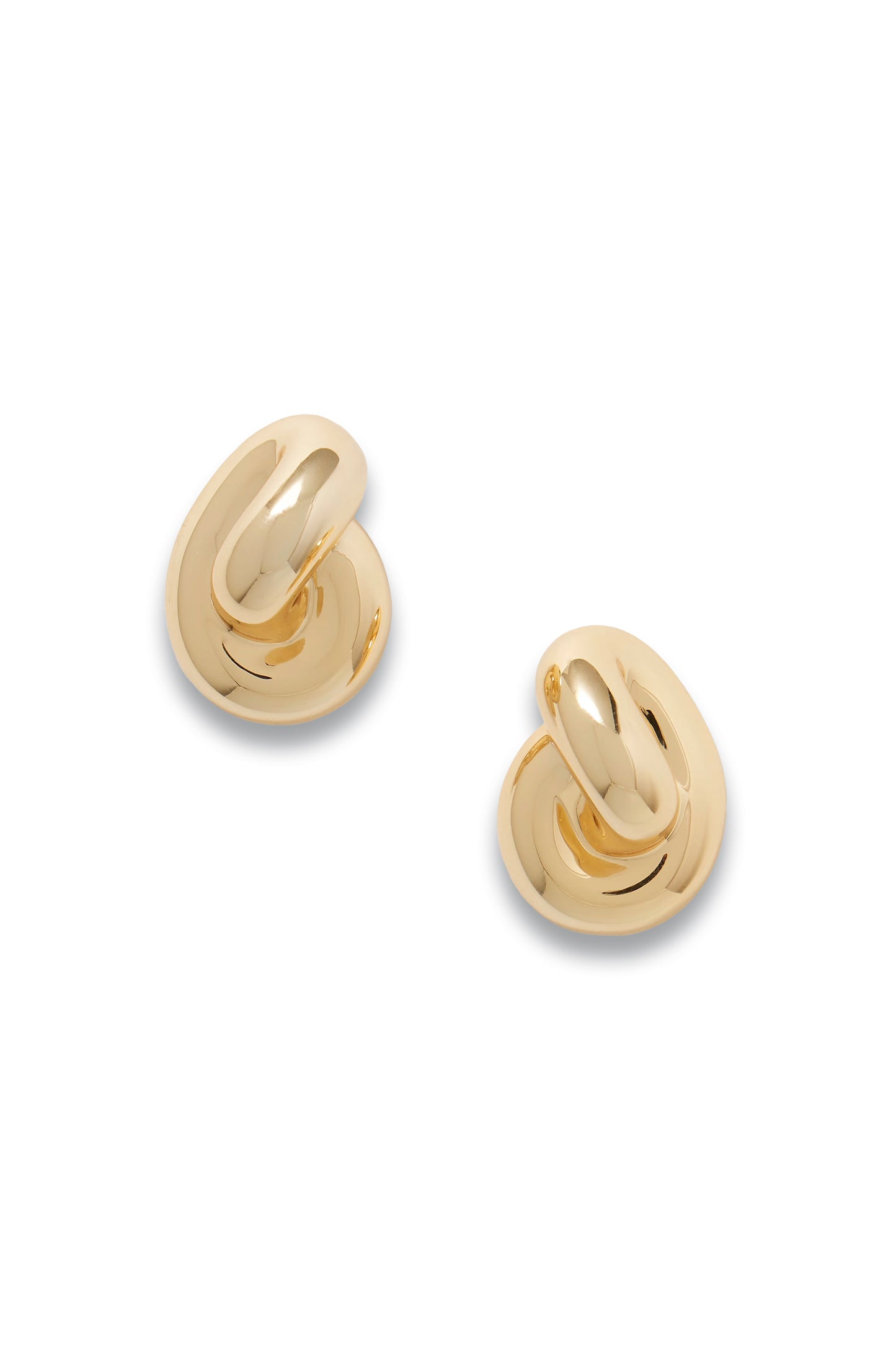 Knot Gold-plated Earrings