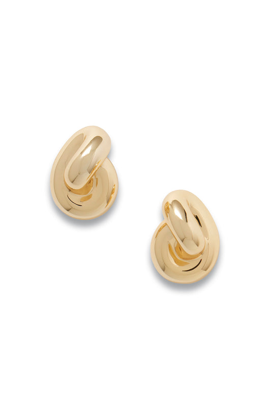 Knot Gold-plated Earrings