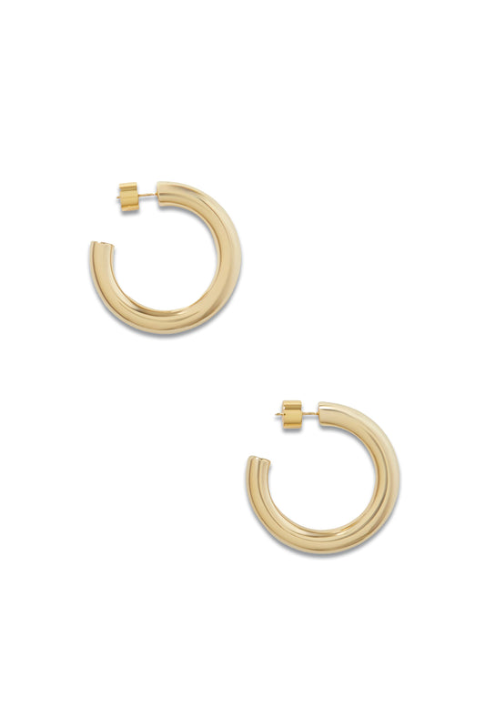 Samira Mini Gold-tone Hoop Earrings