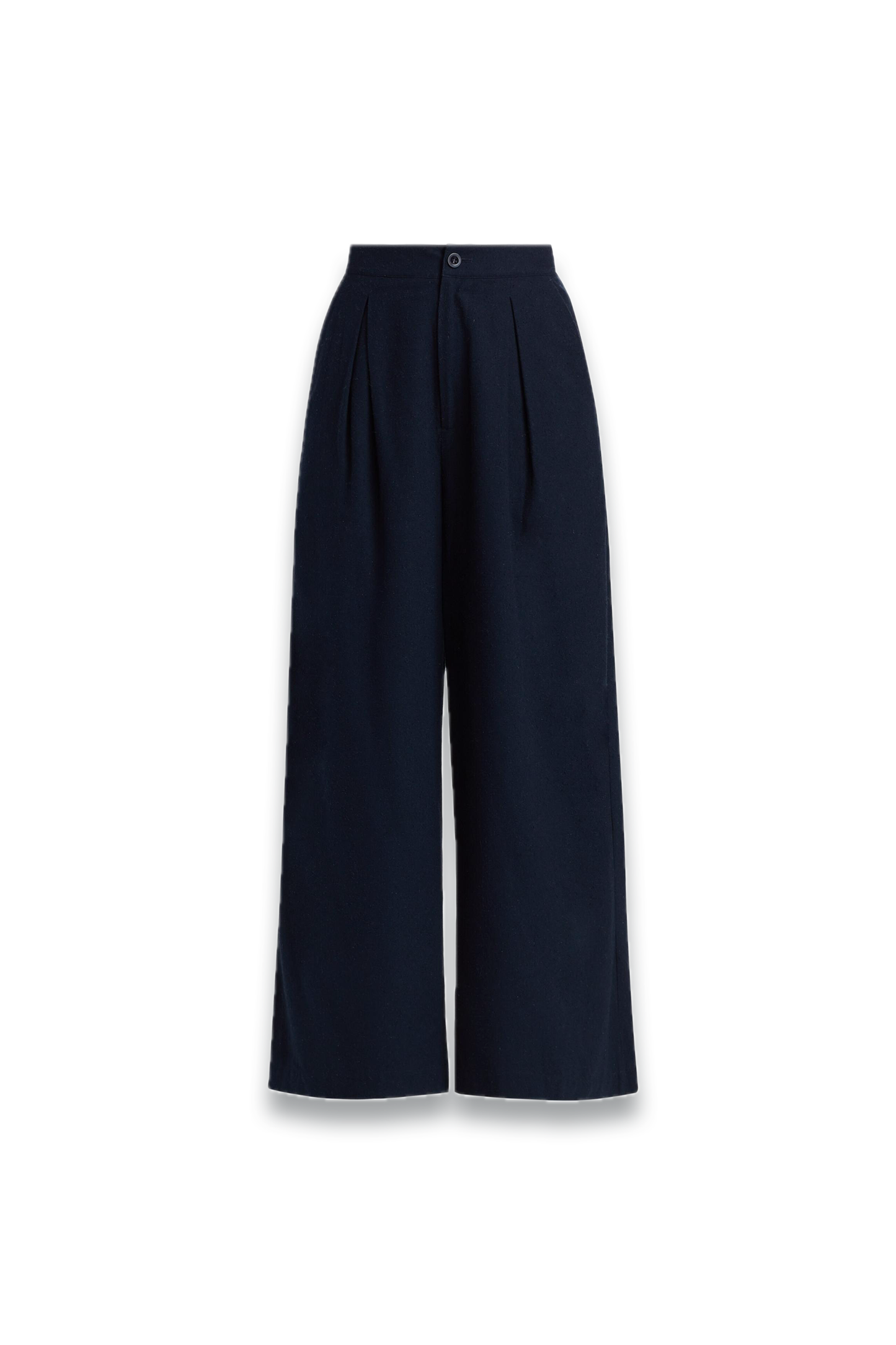 Silk Relaxed Cropped Trousers