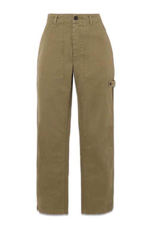 Jerry Garment-Dyed Cotton-Gabardine Trousers