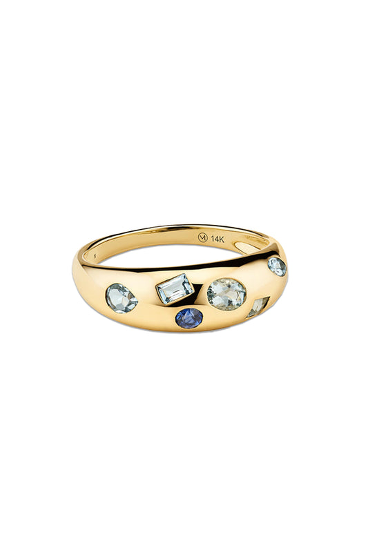 Mosaic Gemstone Dôme Ring