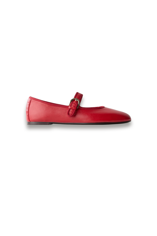 Leather Ballet Flats