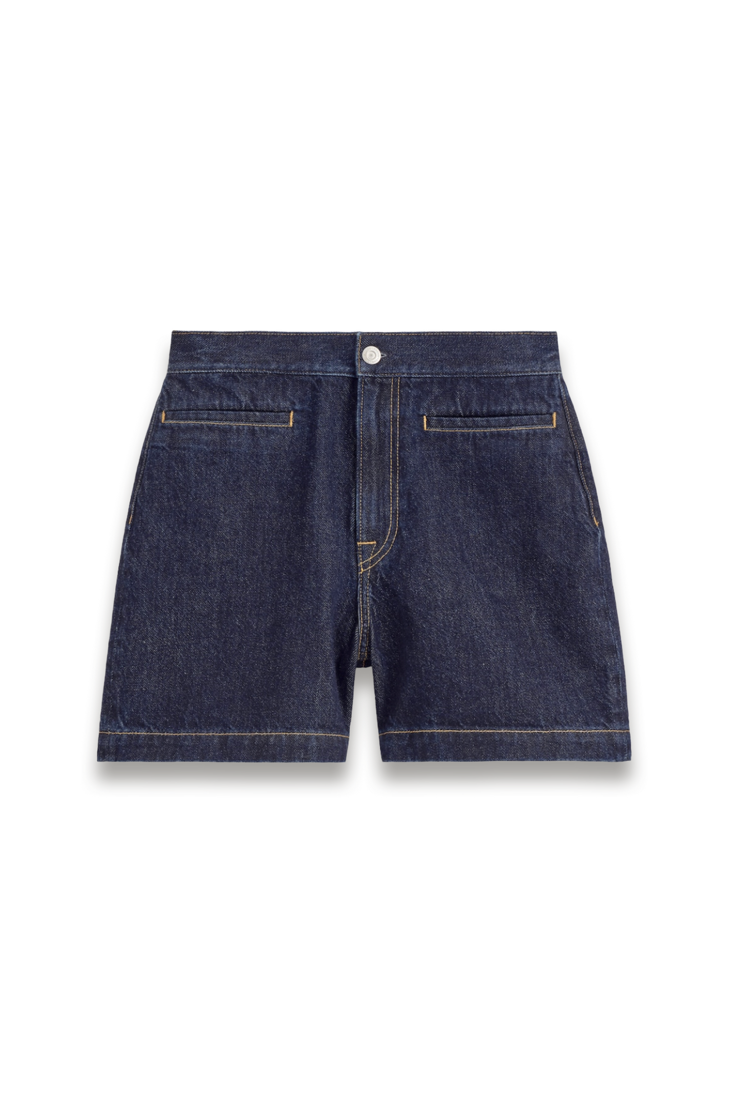 Pocket-Detail Denim Shorts