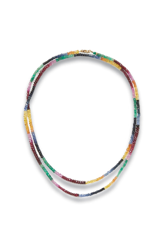 14-karat Gold Sapphire Necklace