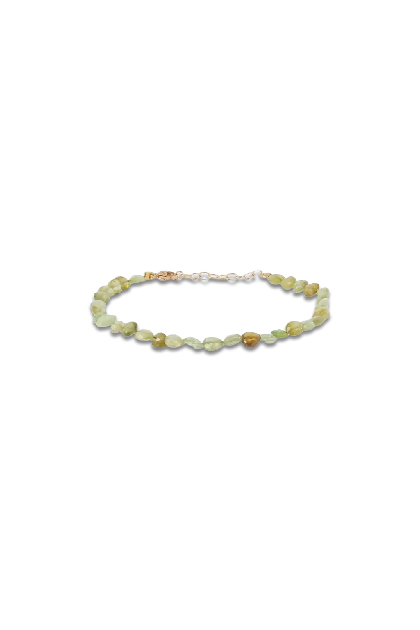 Gold Garnet Bracelet