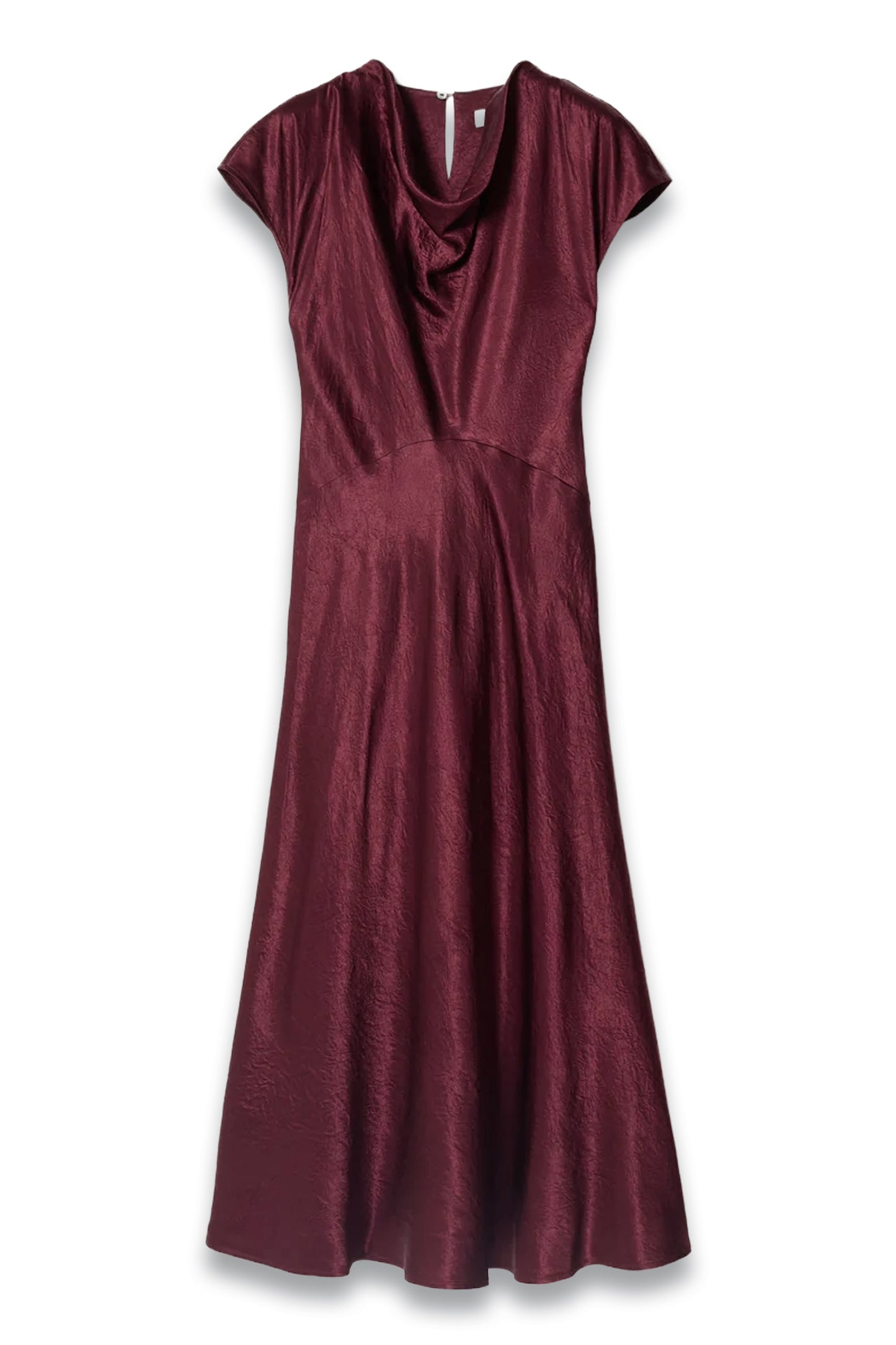 Textured Cowl Neck Dress