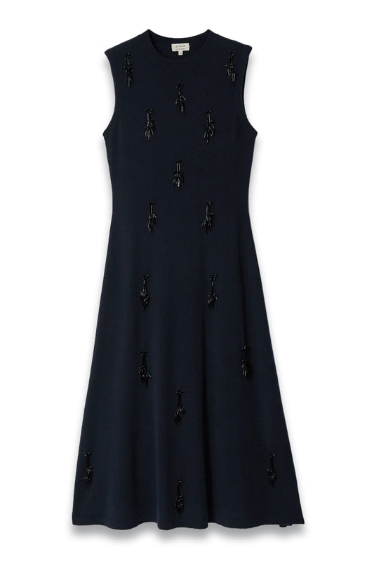 Embellished Knitted Dress