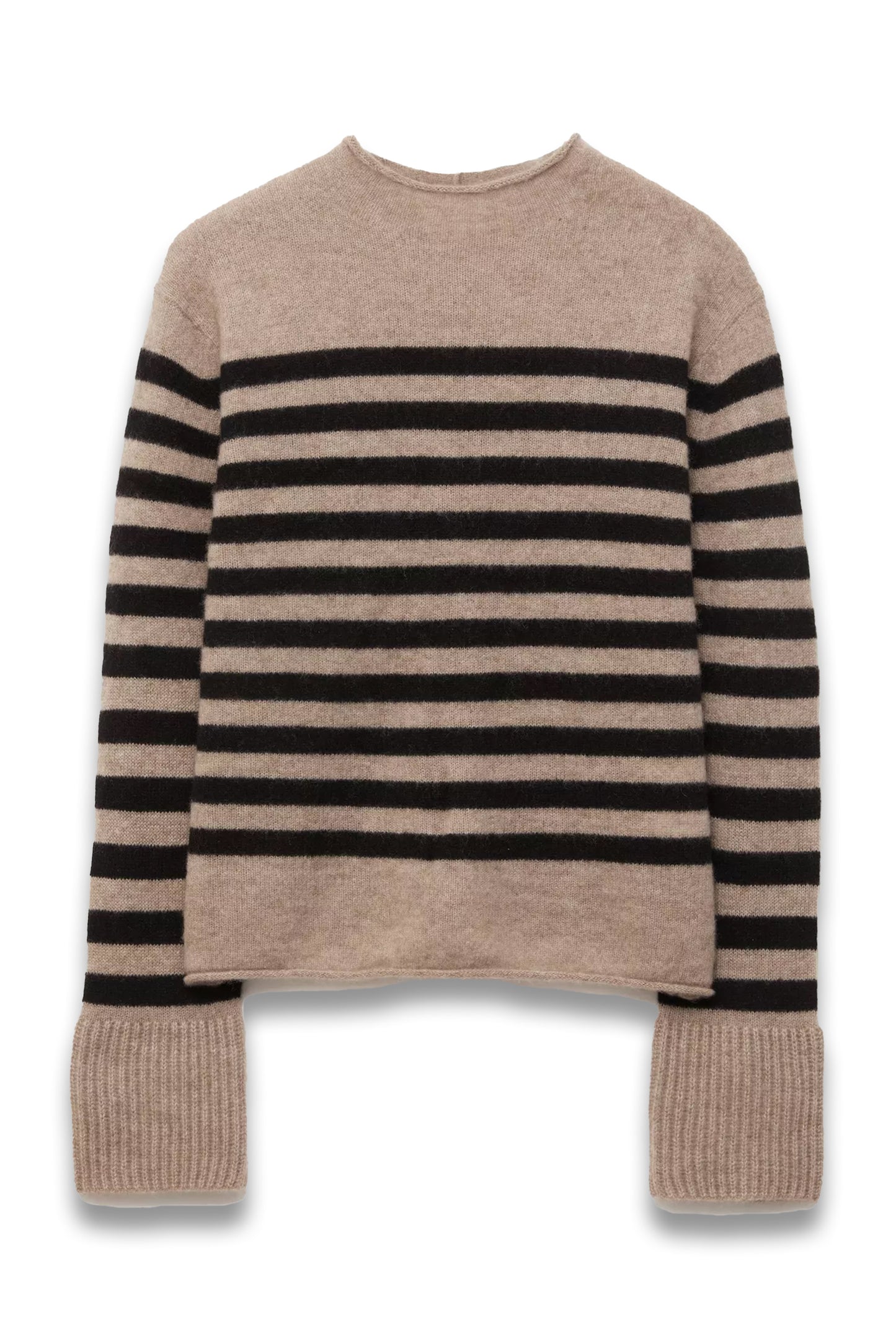 Cloud Cashmere Stripe Jumper, Neutral