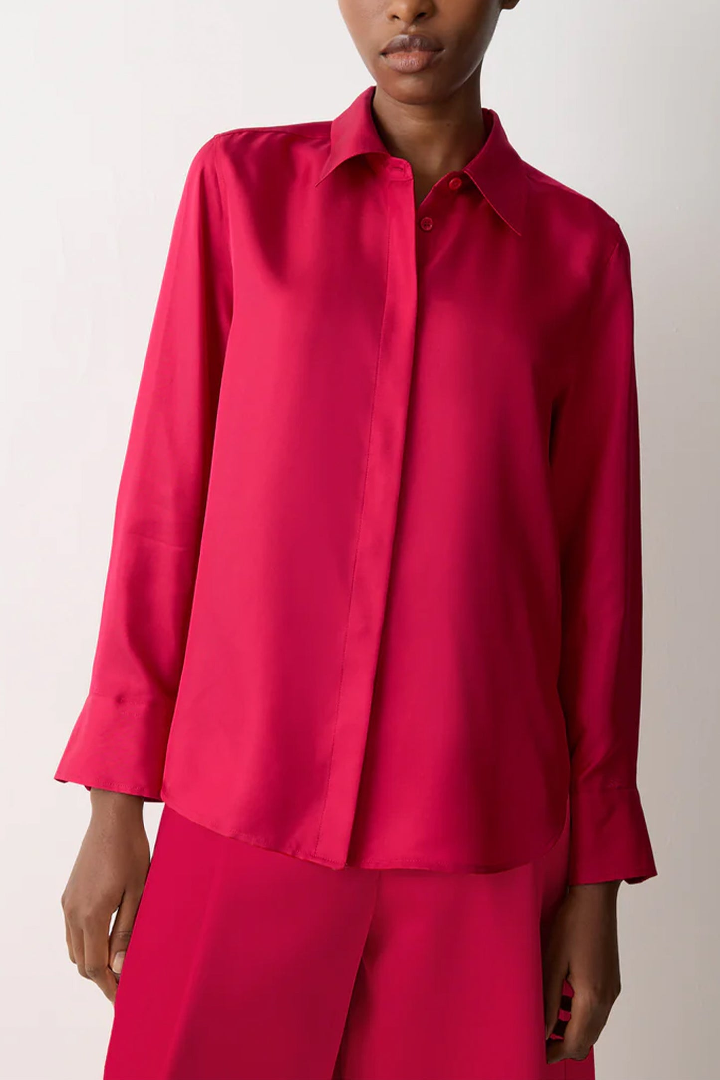 Silk Twill Classic Shirt