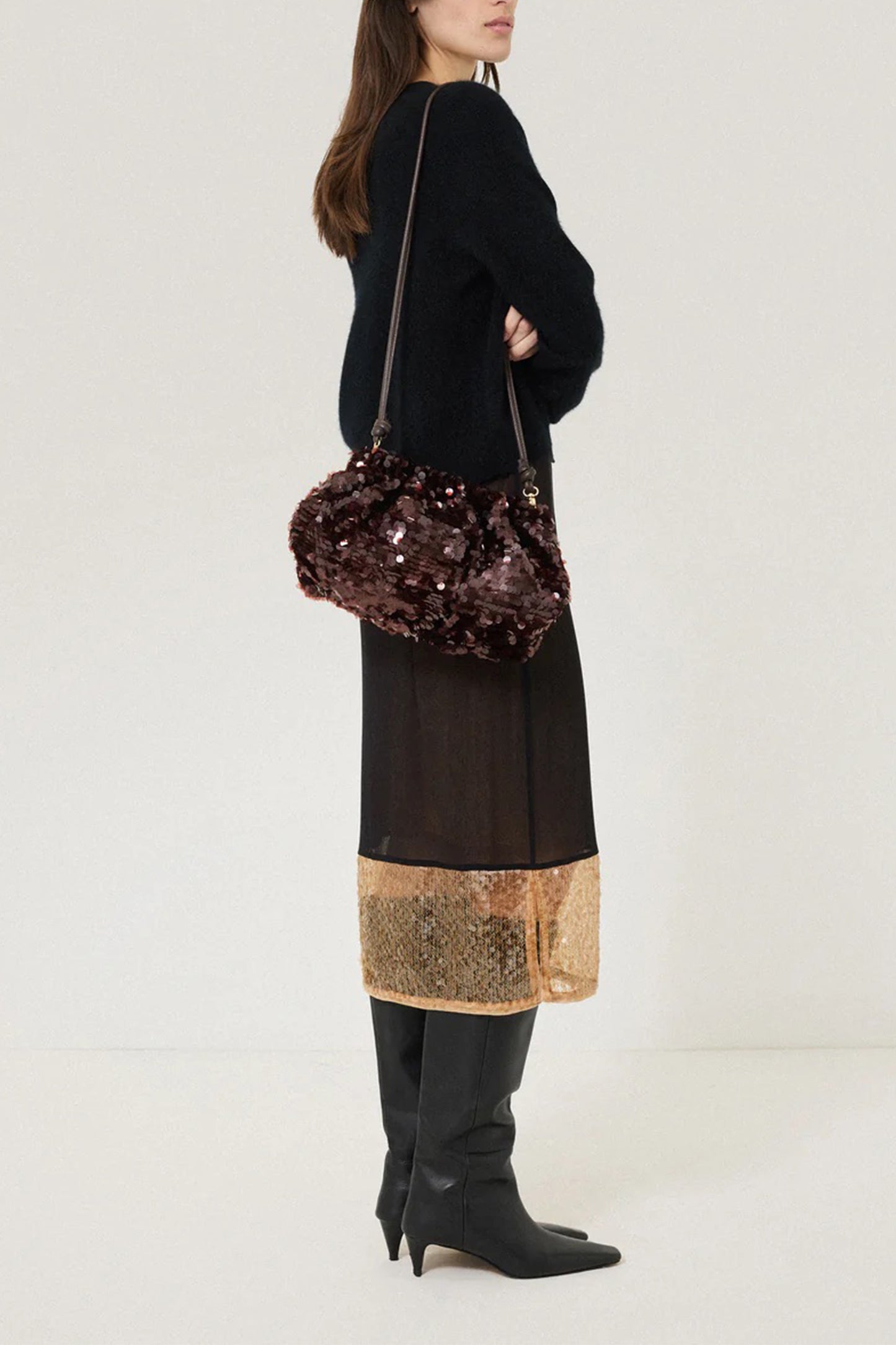 Oversized Sequin Clutch
