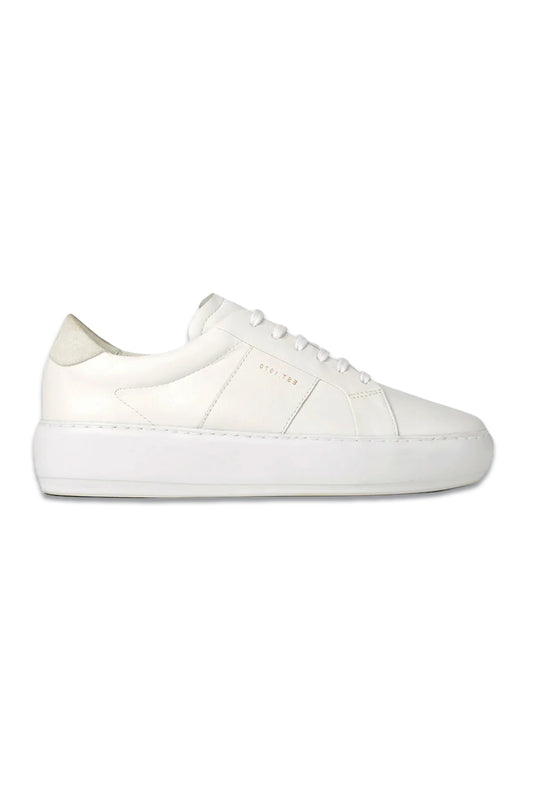 Riva Leather Platform Trainer