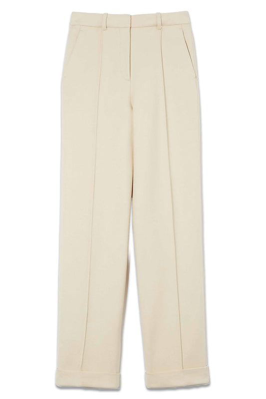 Harley Cotton Wool Twill Turn Up Trousers