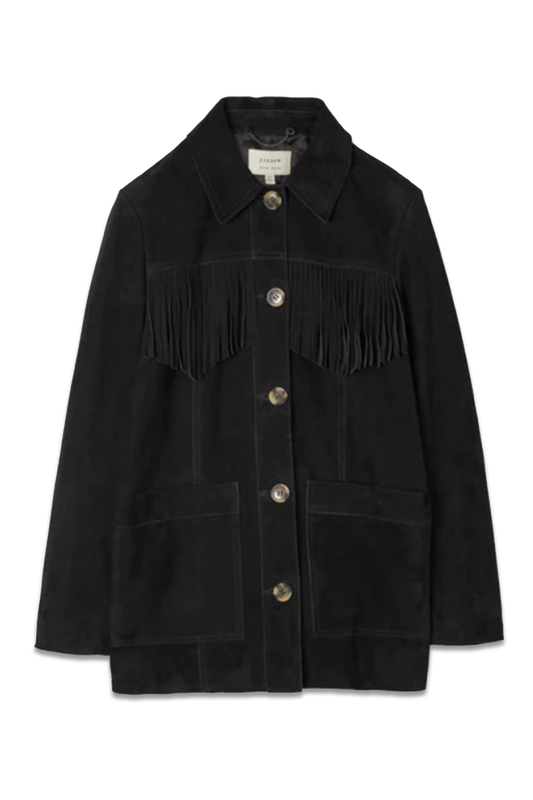 Fringed Suede Jacket