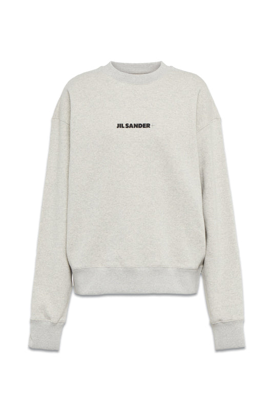 Grey Logo Cotton Sweatshirt