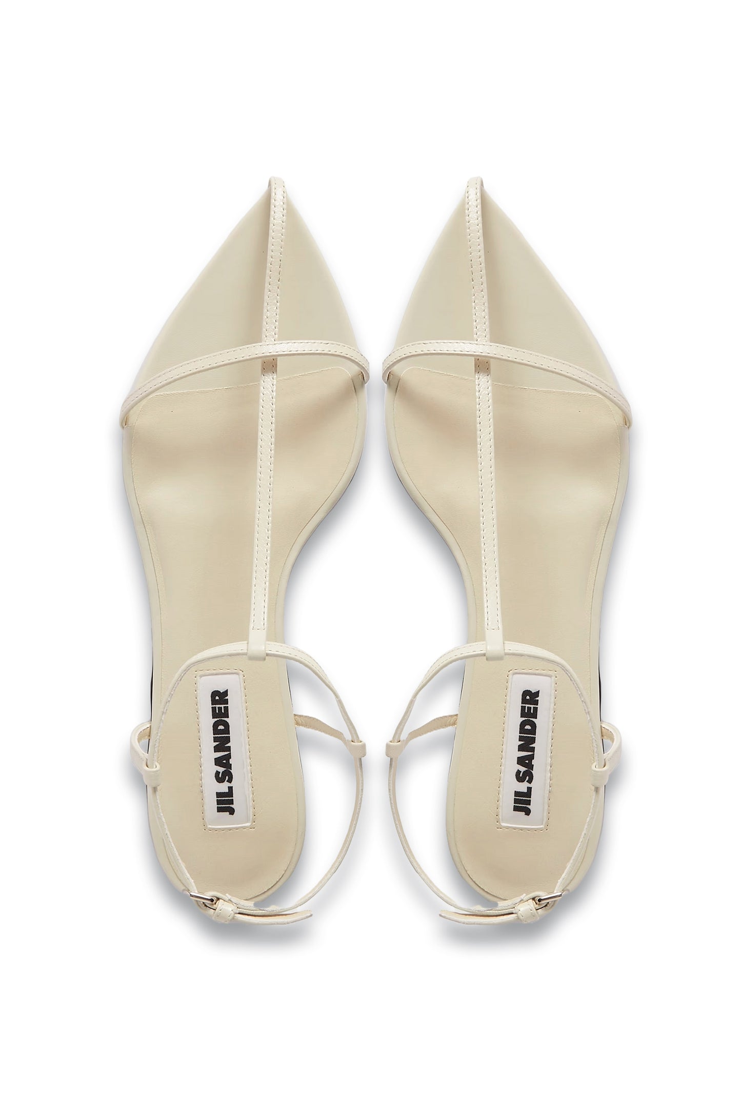 Leather Sandals in Cream