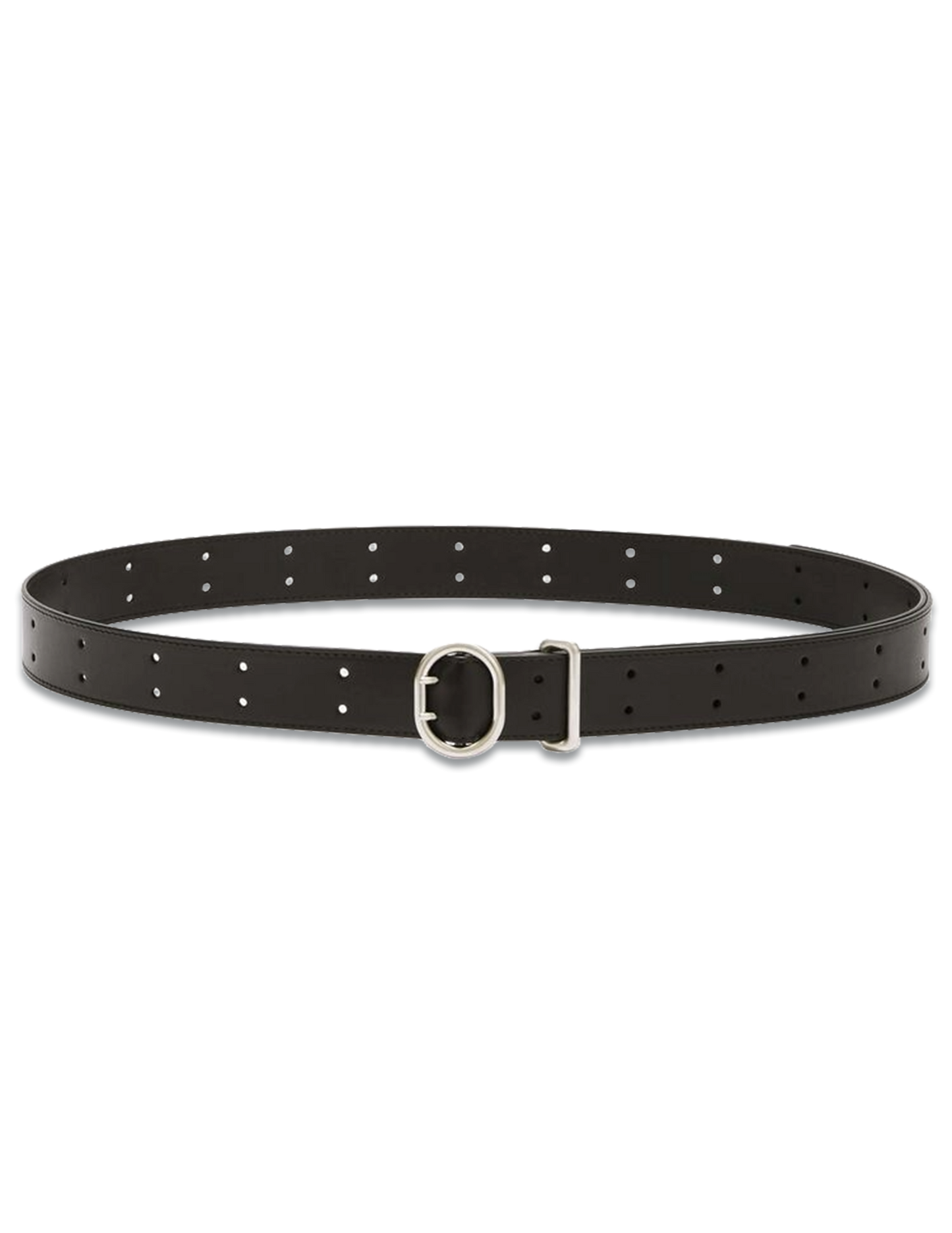 Leather Belt With Cannolo Buckle