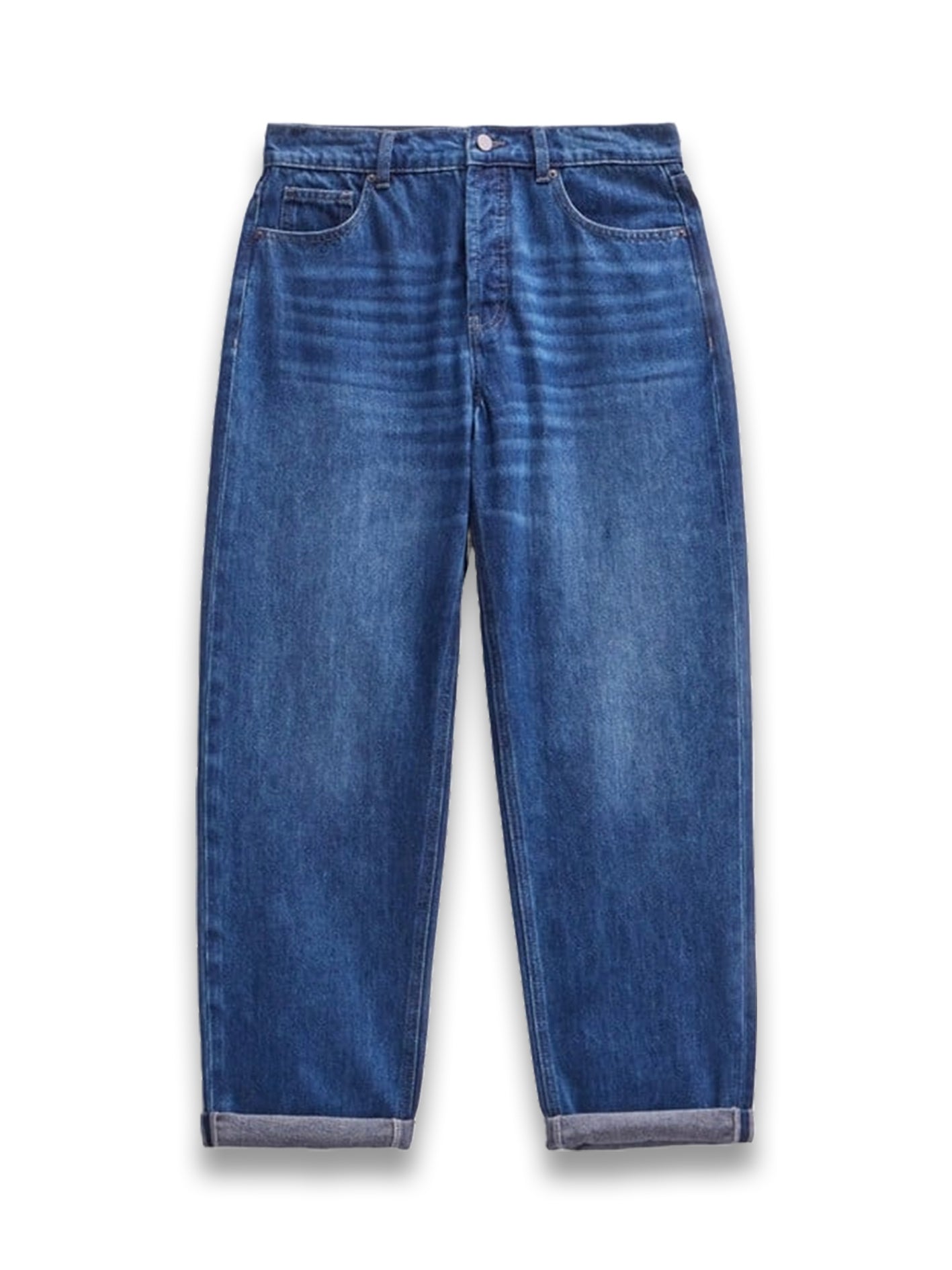 Button Fly Boyfriend Jean