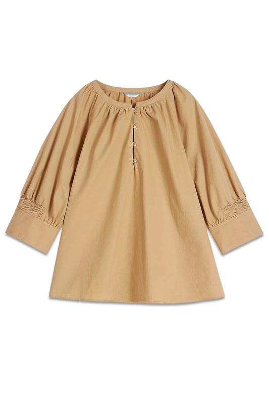 Charlee Button Cotton Top