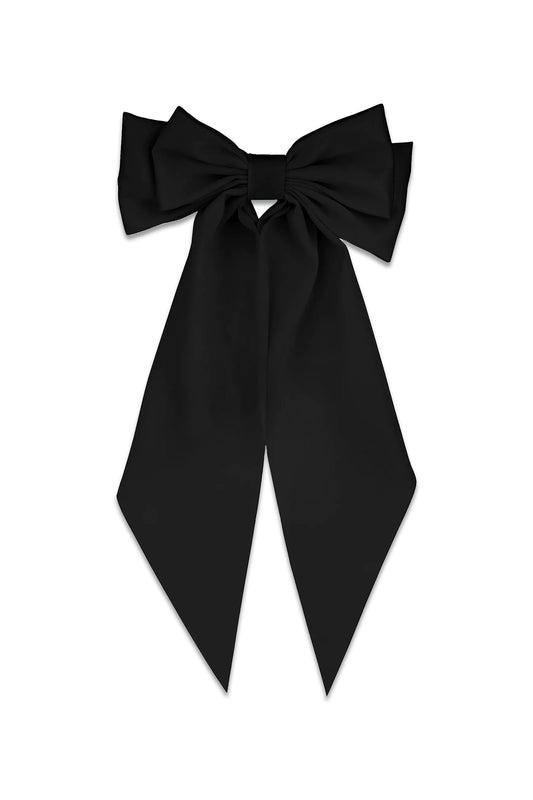Satin Bow Hair Clip