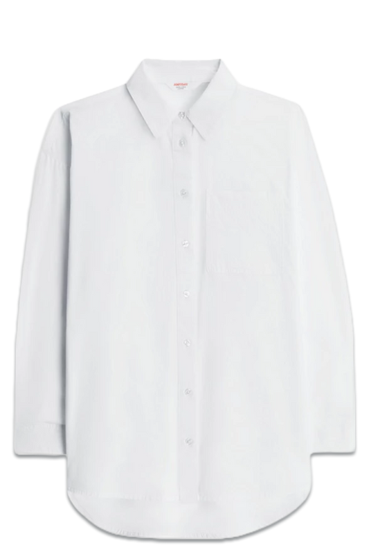 Plain Oversized Long Sleeve Shirt