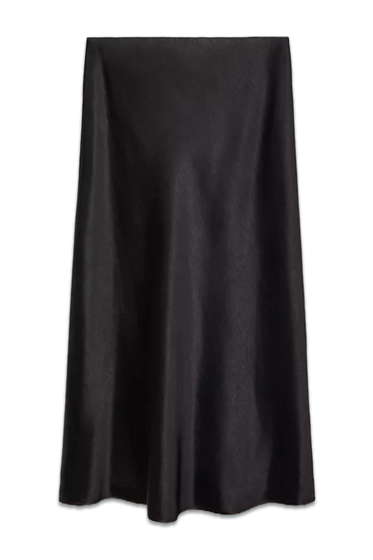 Mia Satin Slip Midi Skirt