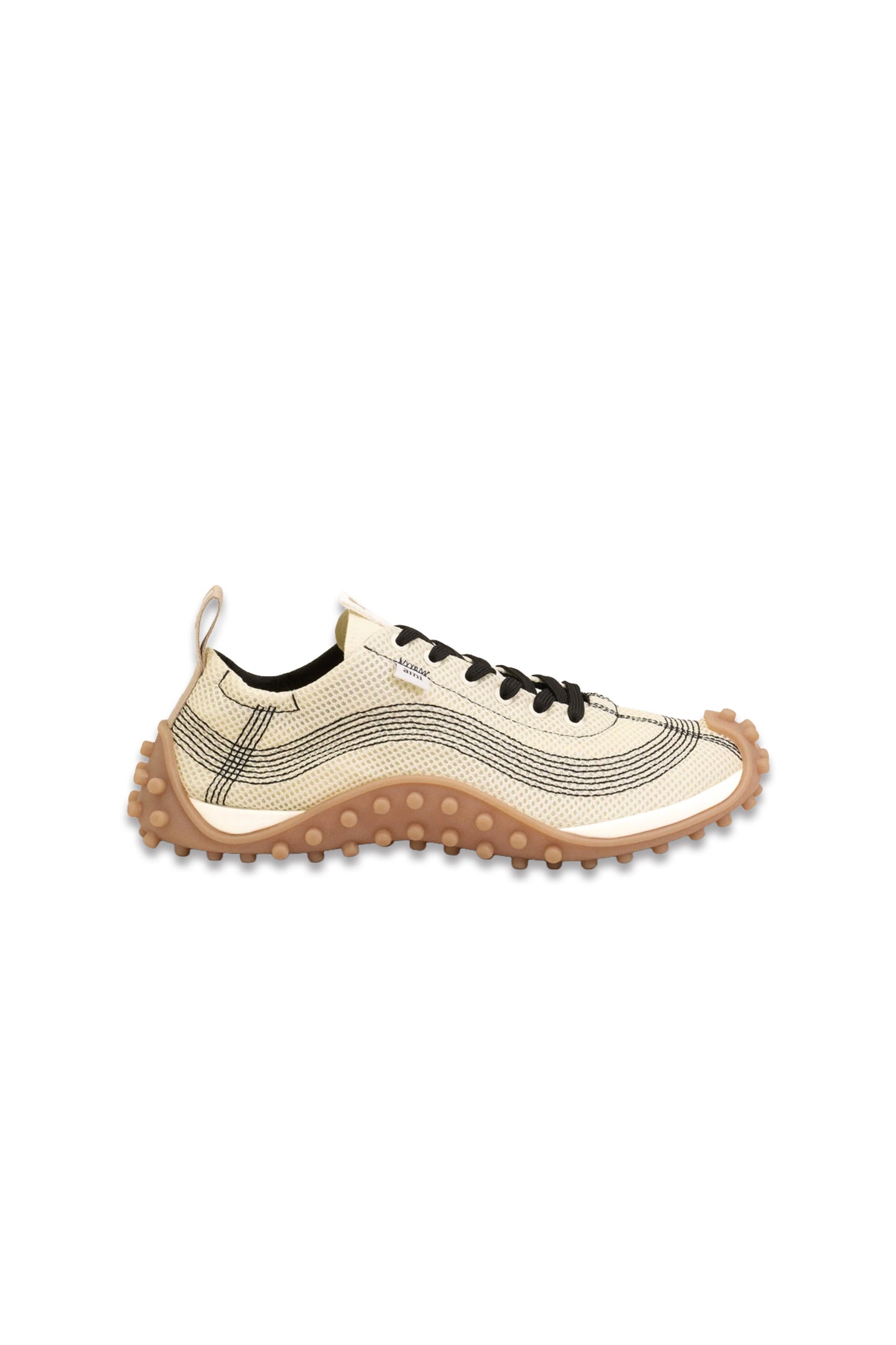 White Mesh Mirage Sneakers