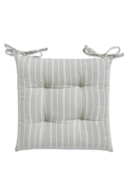 Grey Stripe Seat Pad