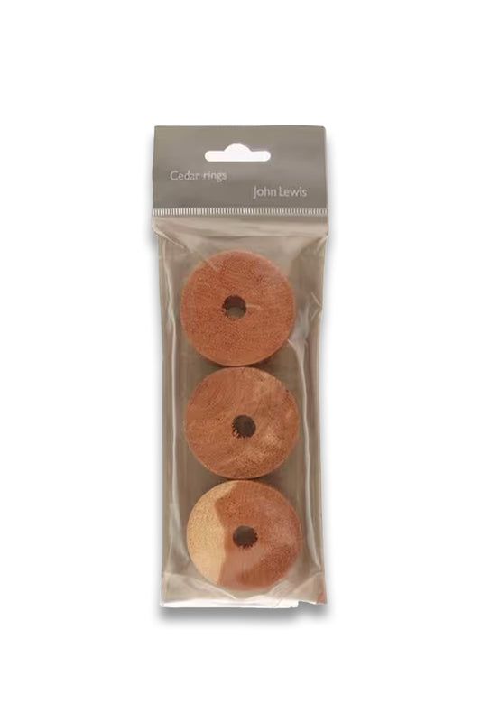 Cedar Rings, Pack of 6