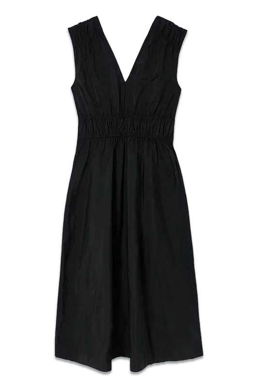 Sleeveless Taffeta Dress