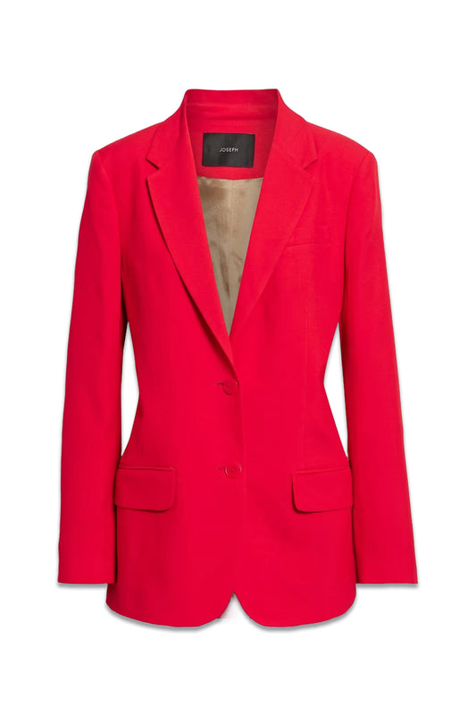 Jackie Satin-crepe Blazer