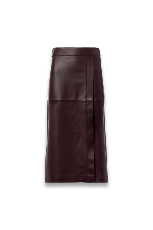 Leather Midi Skirt