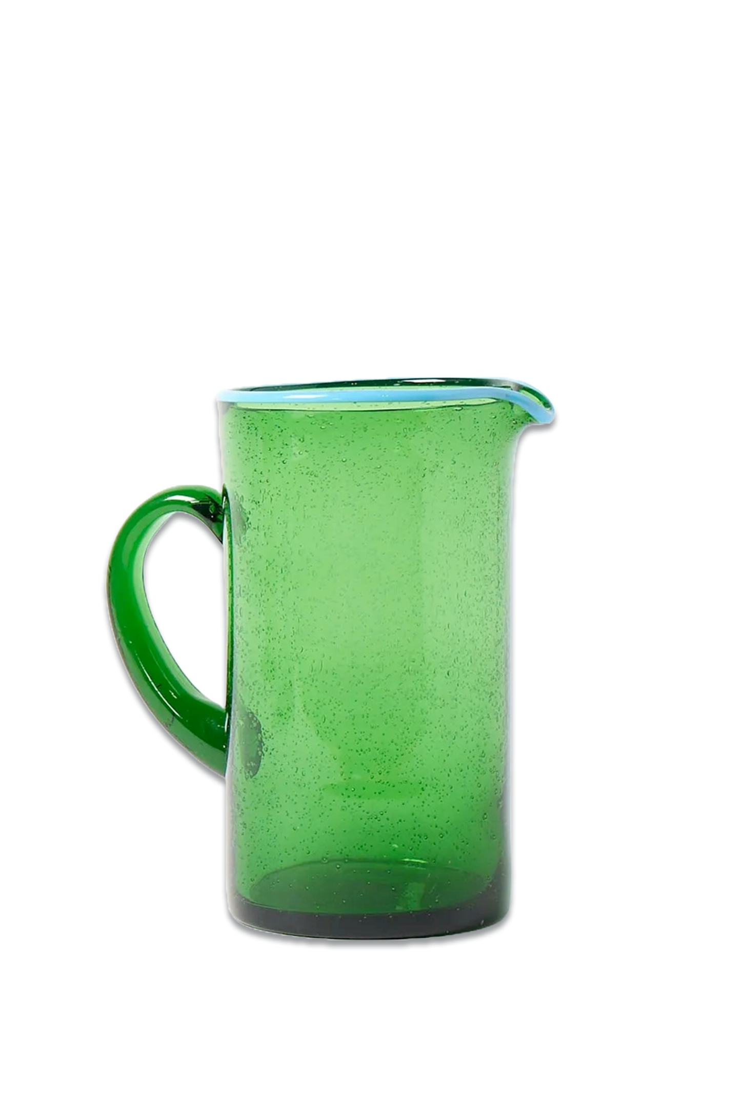 Akira Green Bubble Glass Jug