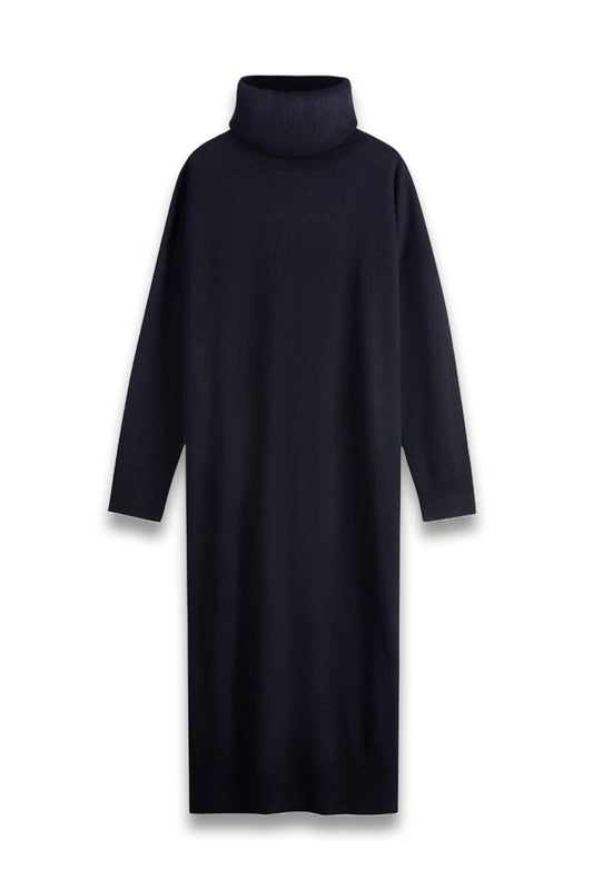Roll Neck Wool Jumper Dress