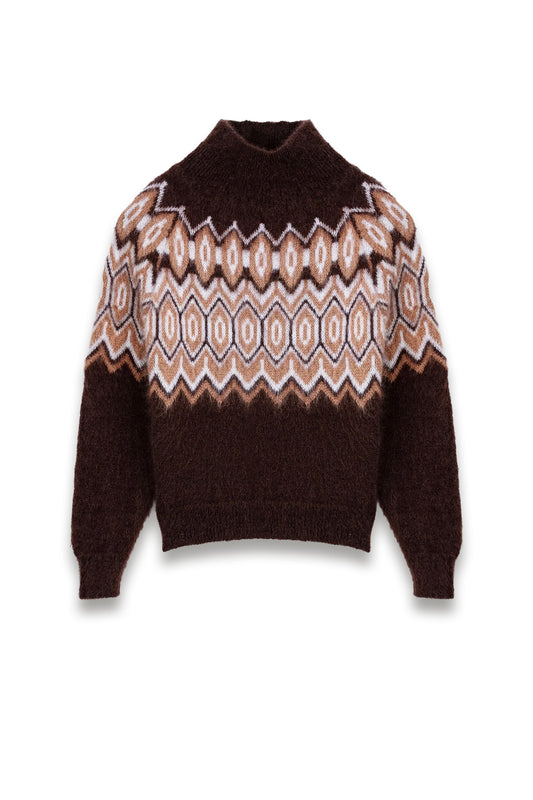 Fair Isle High-neck Jumper