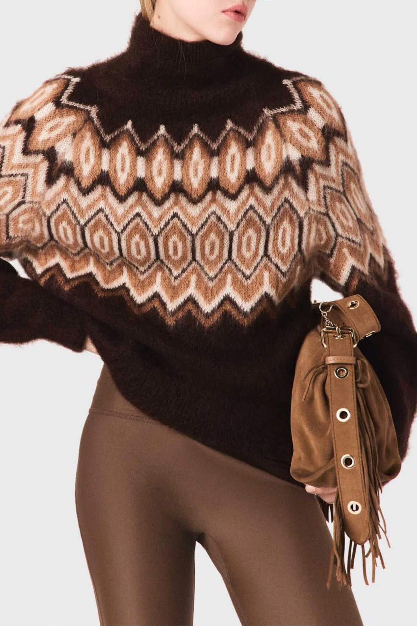 Fair Isle High-neck Jumper