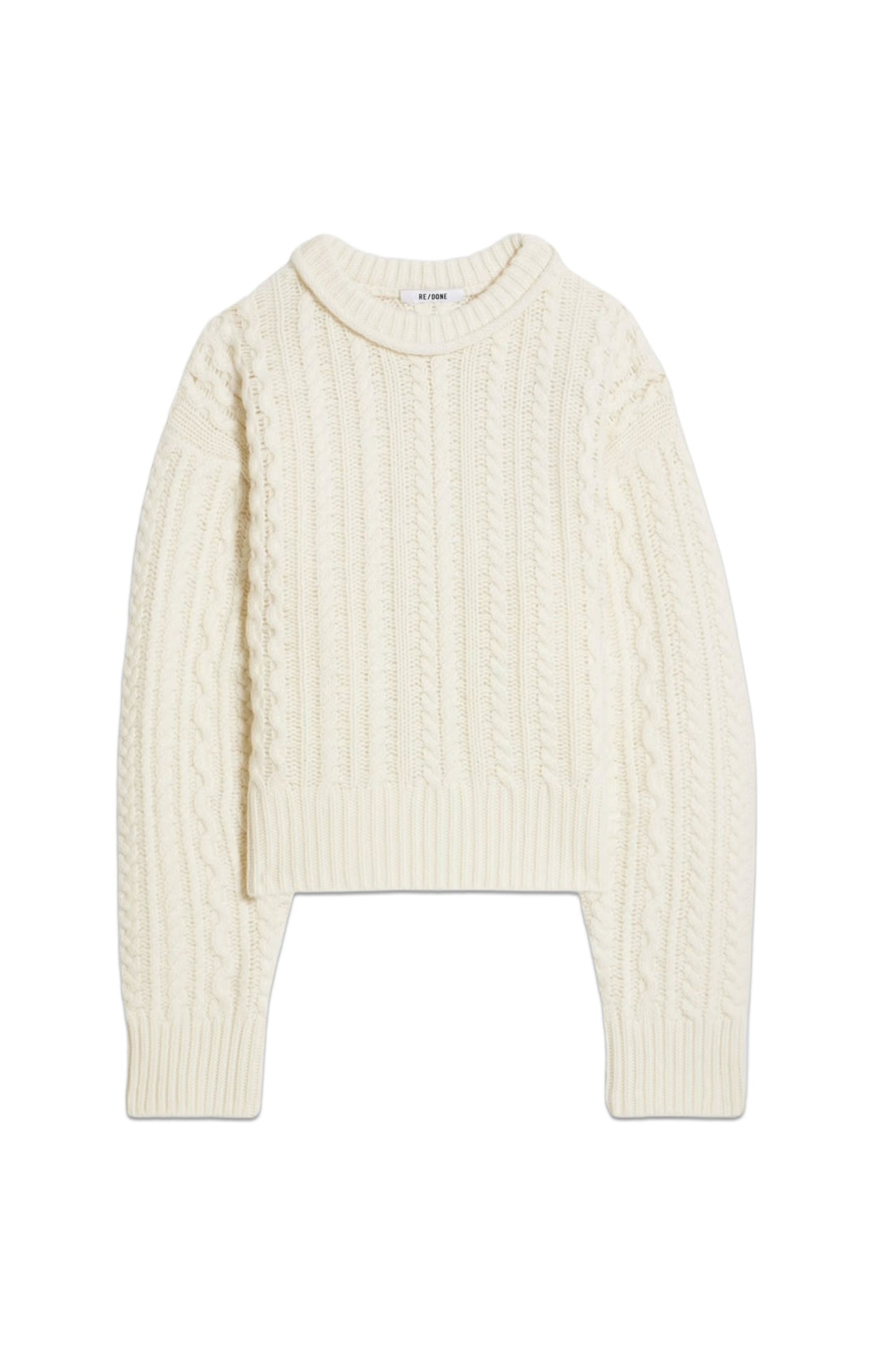 Cable-knit Wool Sweater