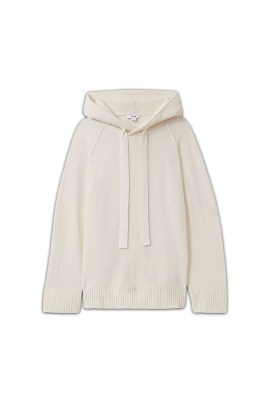 Wool-Cashmere Drawstring Hoodie