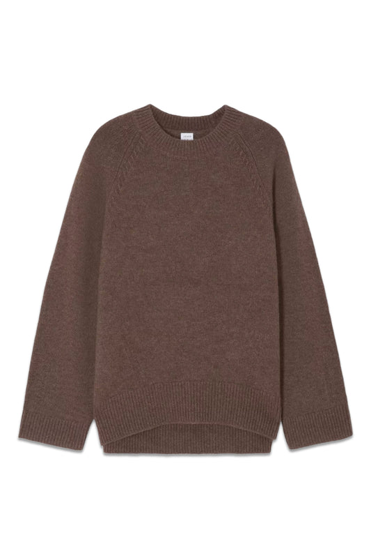 Cashmere Lofty Knit Crew Neck Jumper