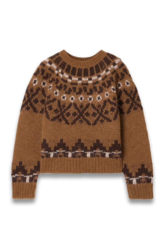 Fair Isle Alpaca-blend Sweater