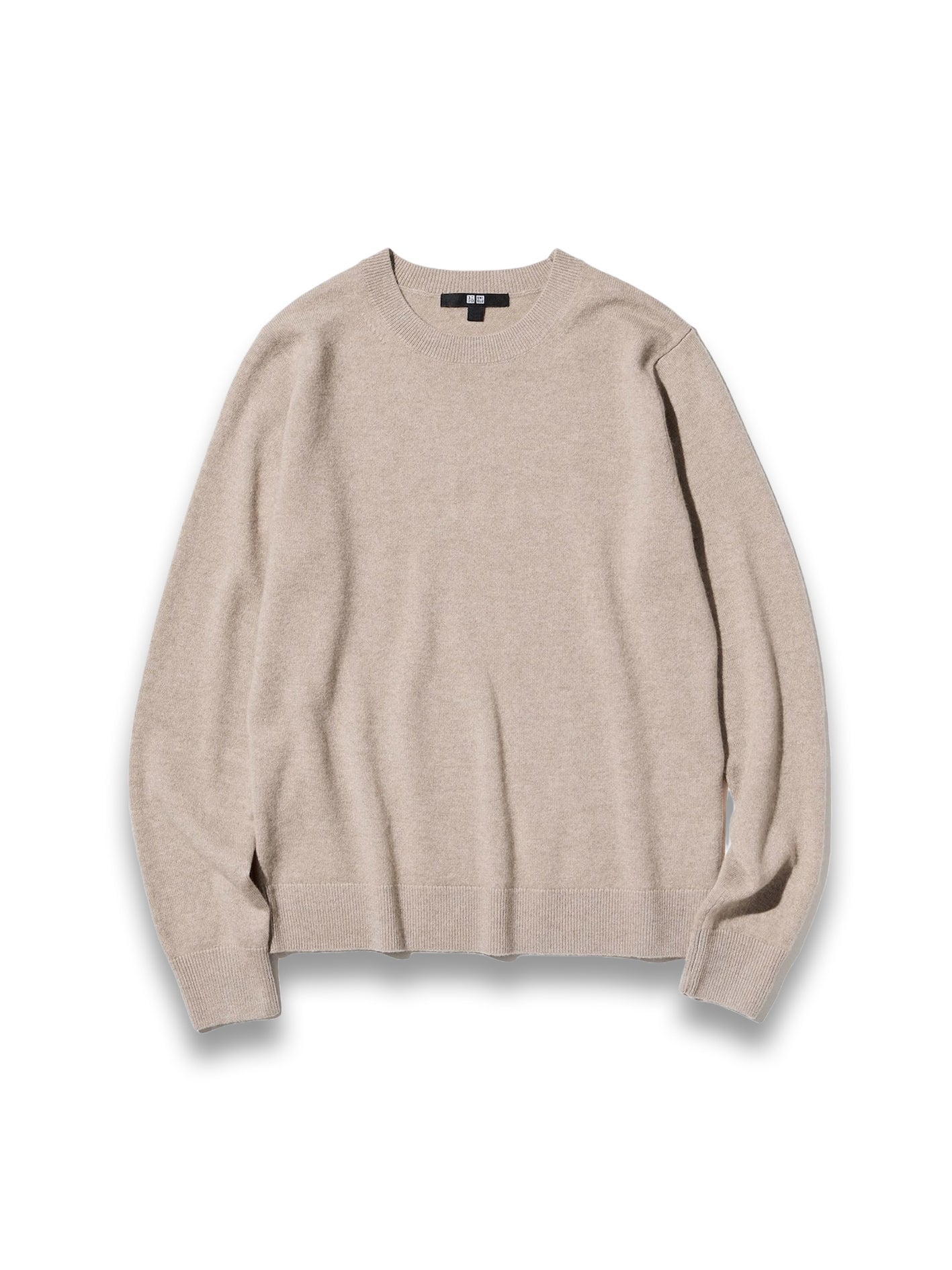 Brown 100% Cashmere Crew Neck Jumper