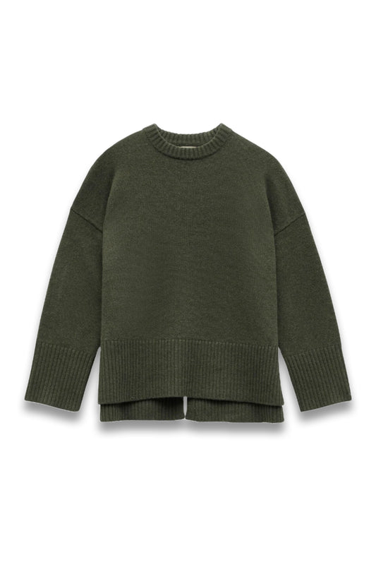Danielle Split Back Wool Jumper