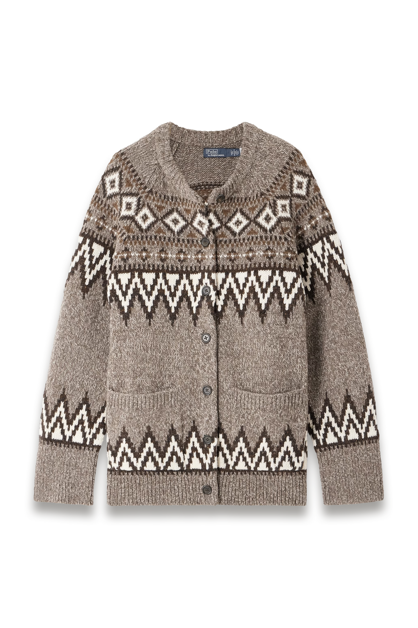 Fair Isle Wool-blend Cardigan