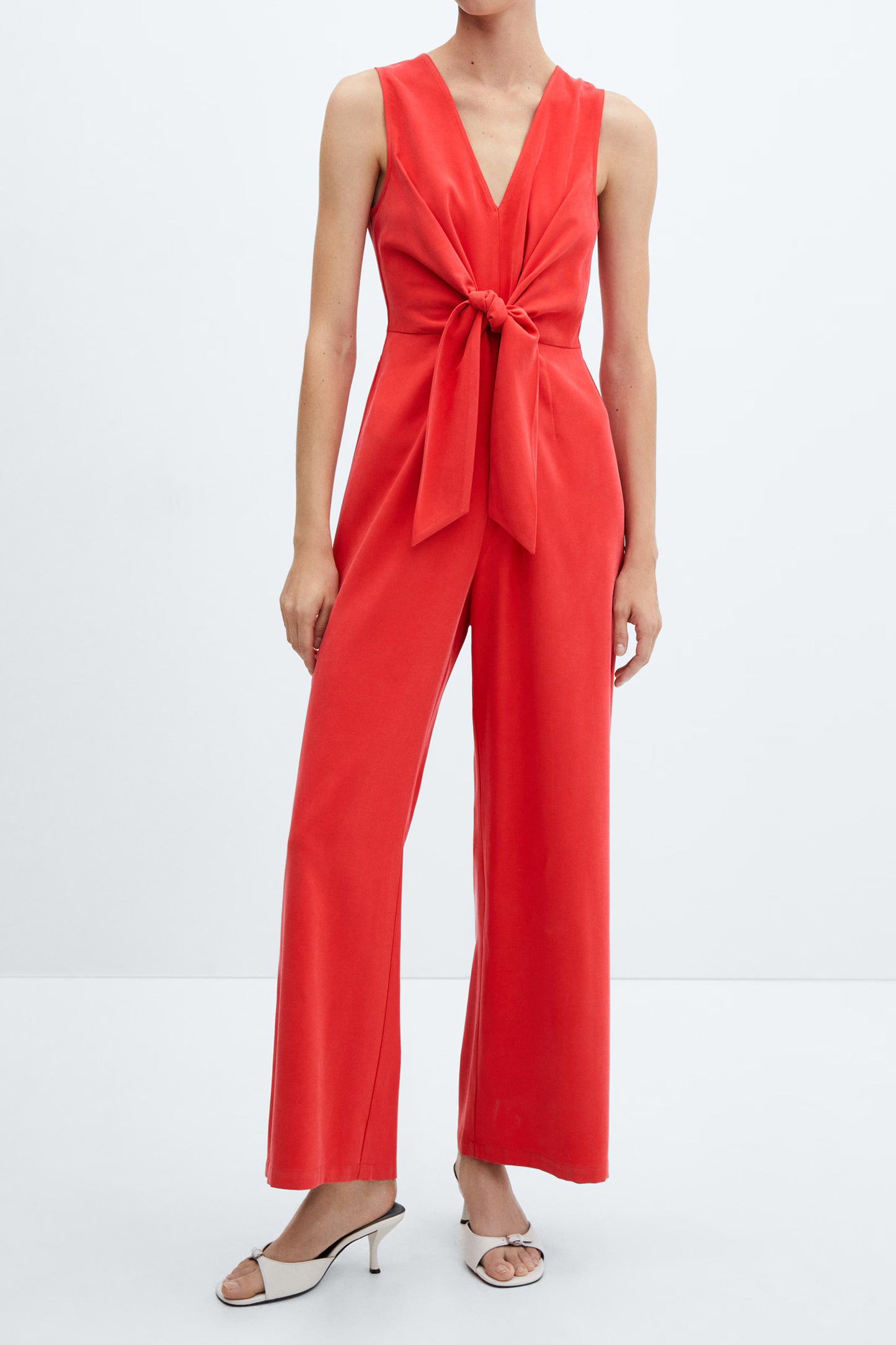 Bow long jumpsuit