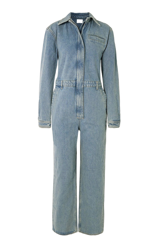 Panay organic denim jumpsuit