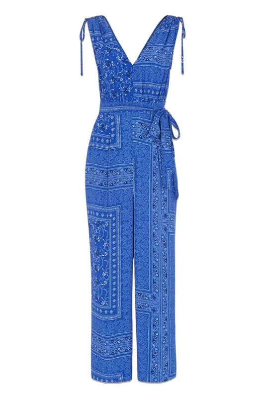 Bandana Print Jumpsuit