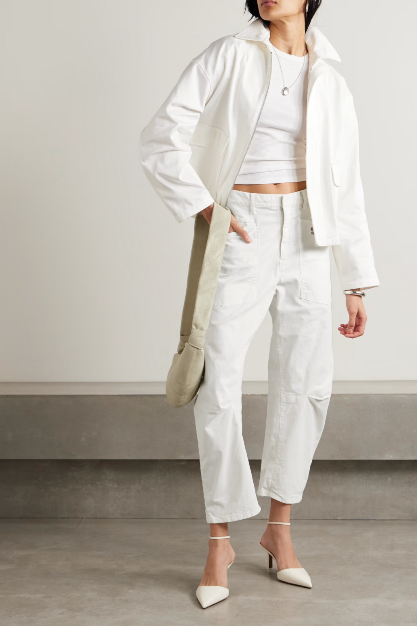 Shon Cotton-blend Twill Tapered Pants