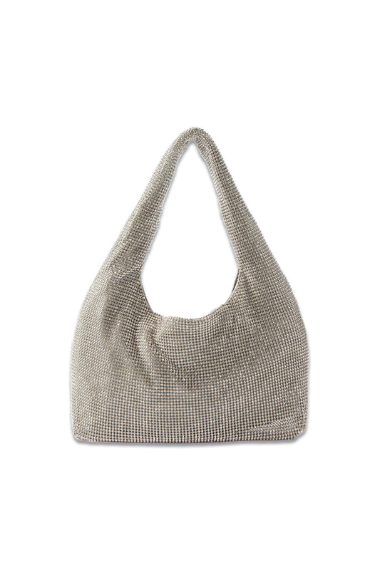 Mini Crystal-mesh Shoulder Bag