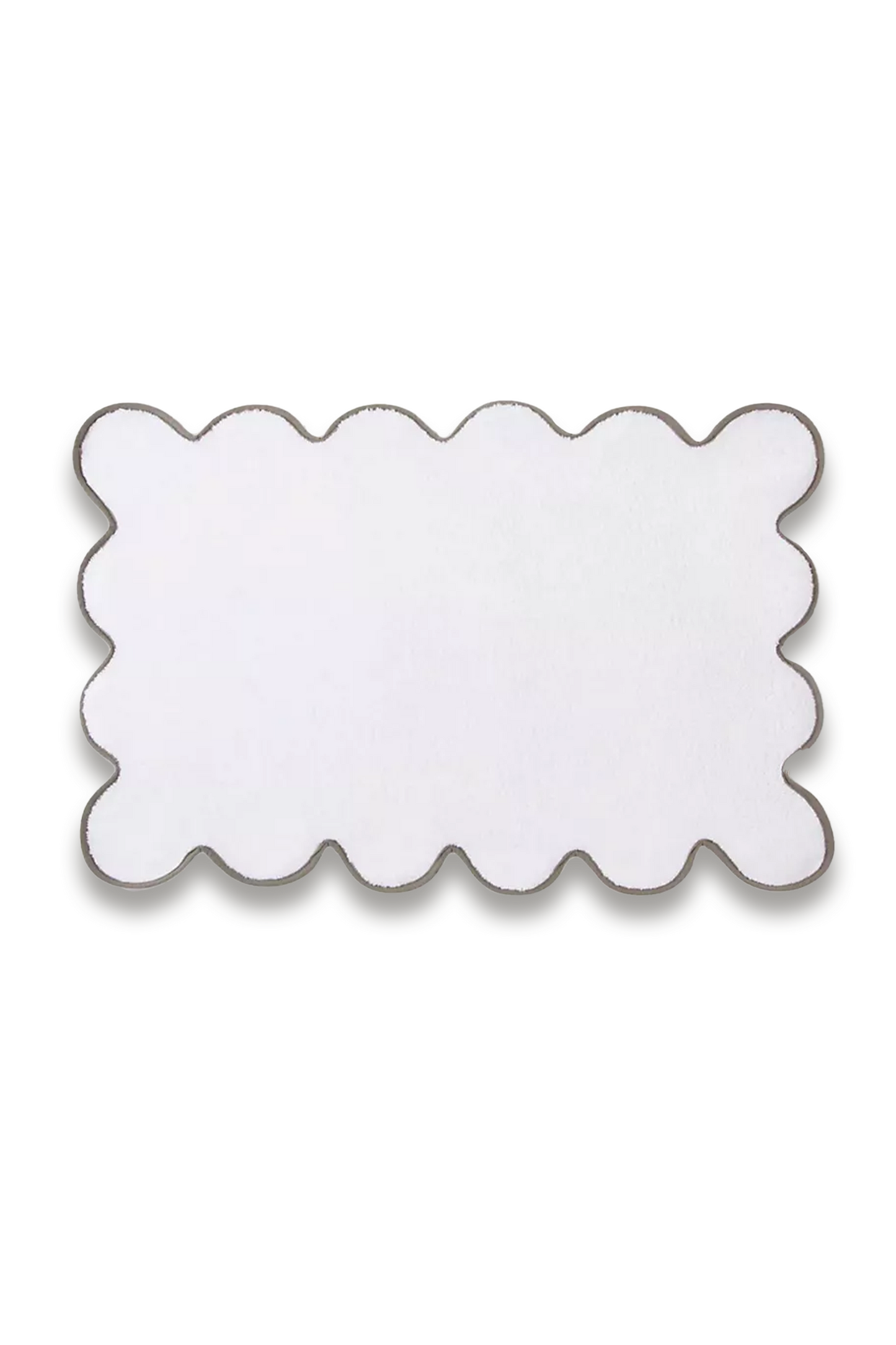 Kassatex Chairish Scallop-edge Bath Mat