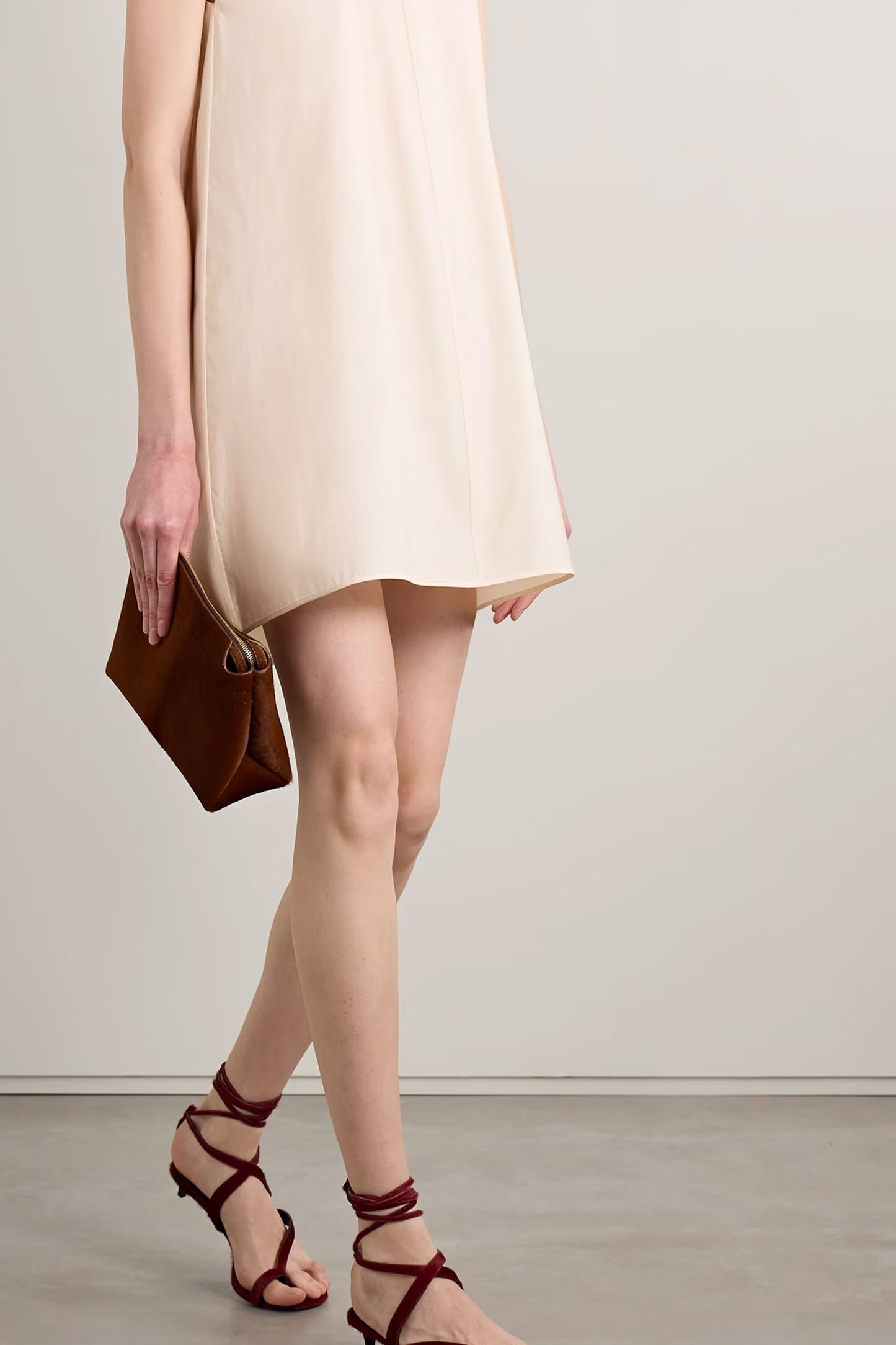Clay Cotton-Blend Poplin Mini Dress